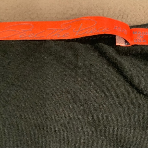 Black Sleeveless High-Low sundress XS/SM EUC - Picture 3 of 4